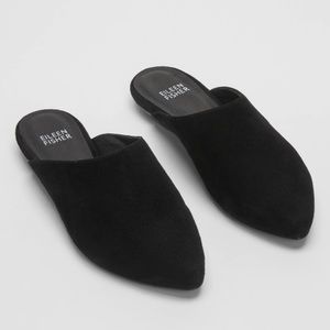 Eileen Fisher Blog Suede Mules